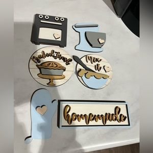 Tier tray decor set